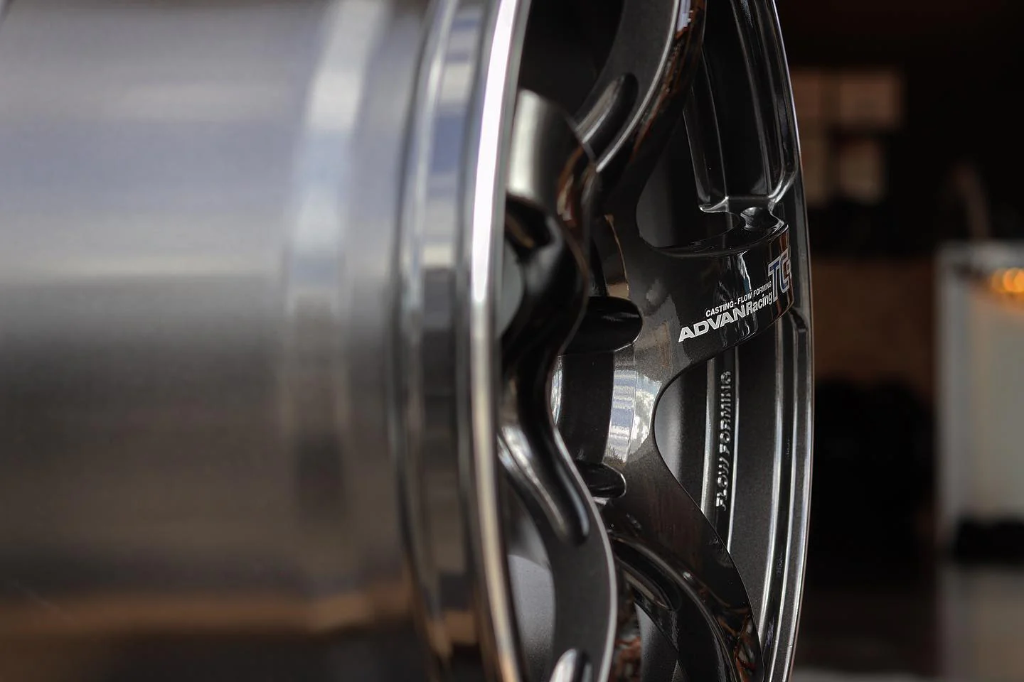 ADVAN Racing TC-4 - Black Gun Metallic and Ring - 15x8 - 4x100 - ET28 SET OF 4 - Image 3