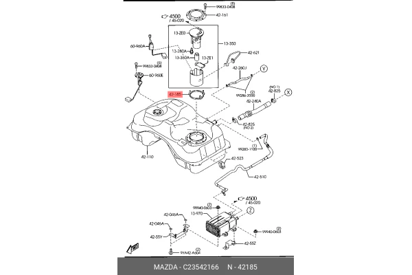 Fuel Pump Gasket Genuine - ND (2015-Current)