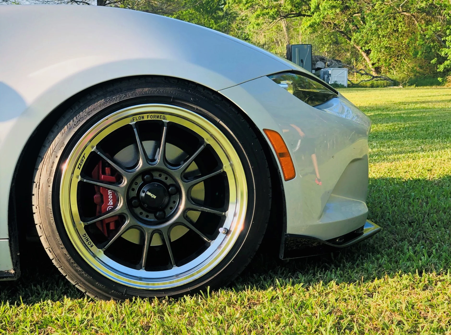 Mazda Australia SPEC Konig Hypergram - Metallic Carbon - 17x7.5 - 4x100 - ET38 - Image 5